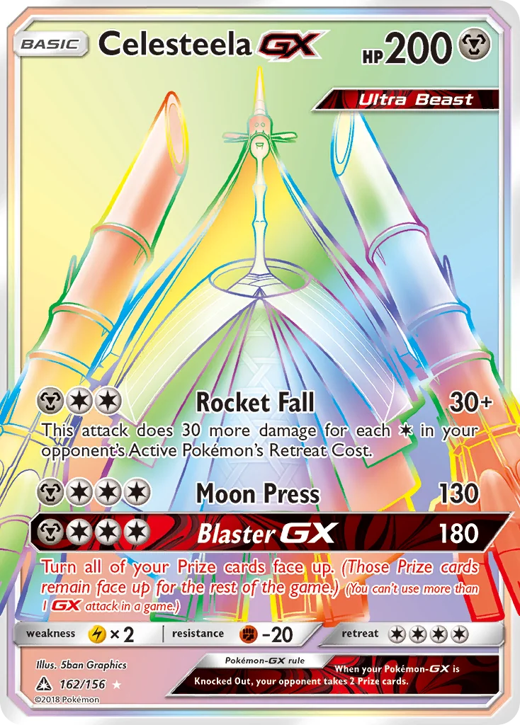 Celesteela-GX Pokemon card