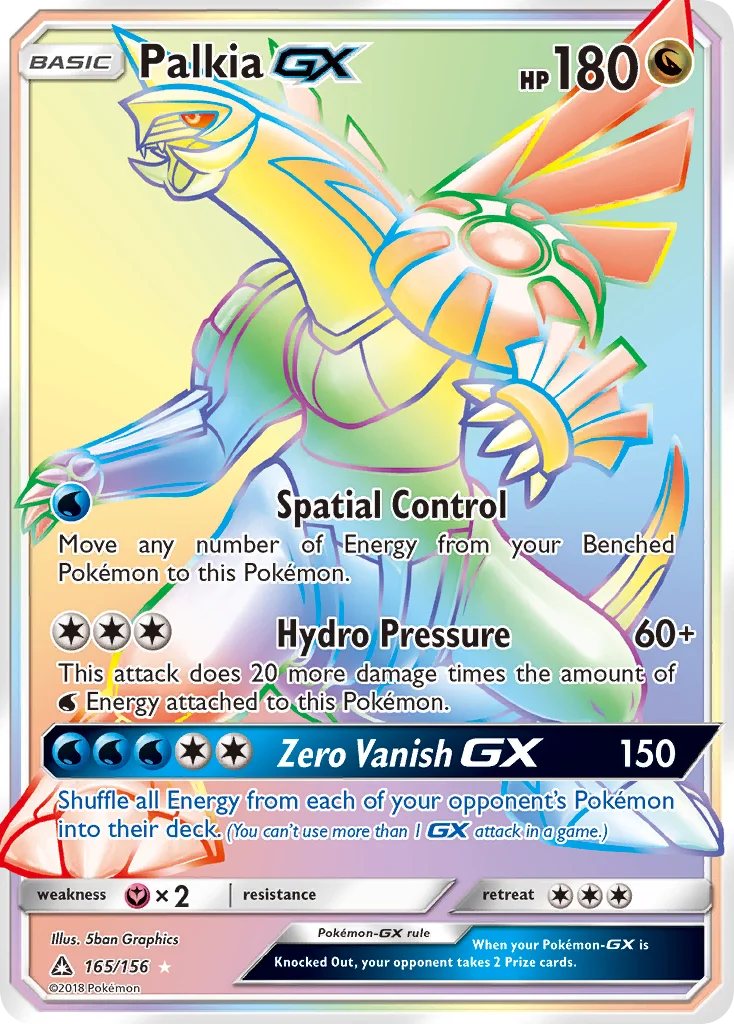 Palkia-GX Pokemon card