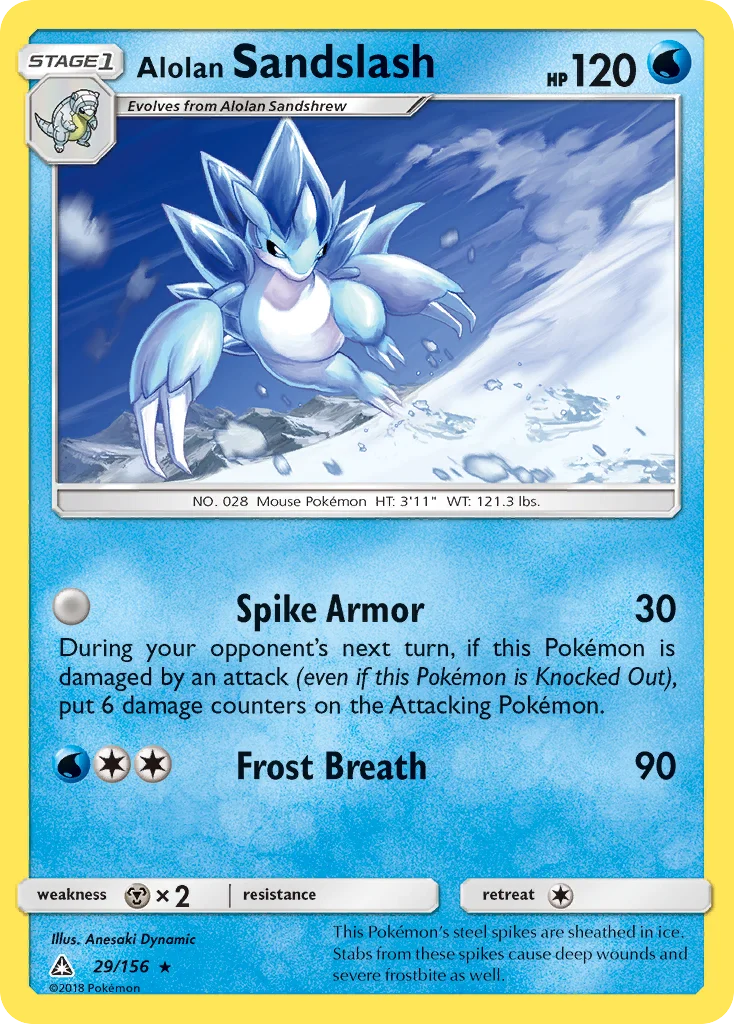 Alolan Sandslash Pokemon card