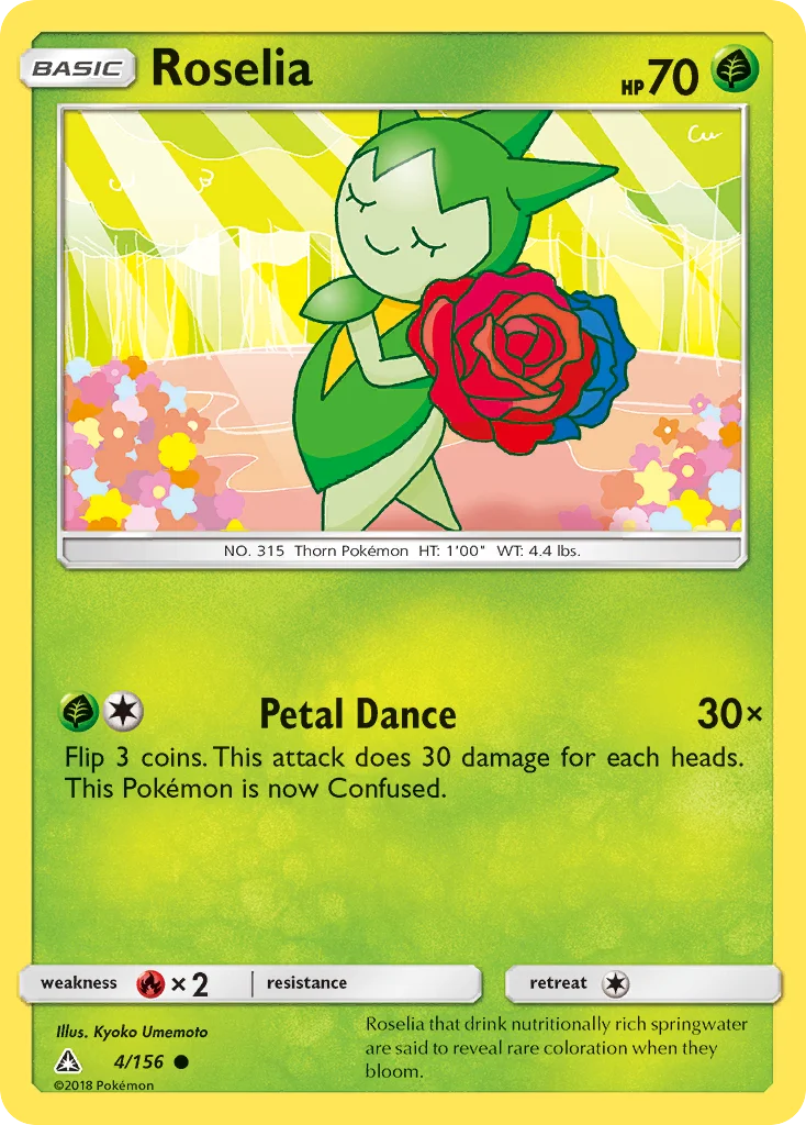 Roselia Pokemon card