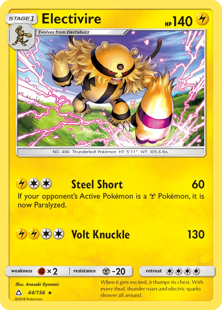 Electivire Pokemon card