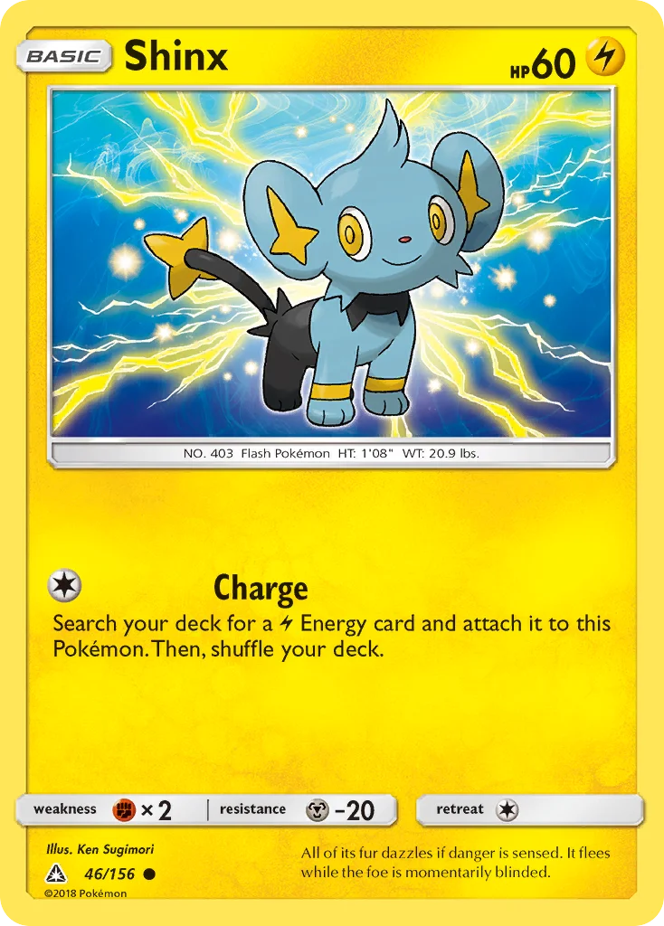Shinx Pokemon card
