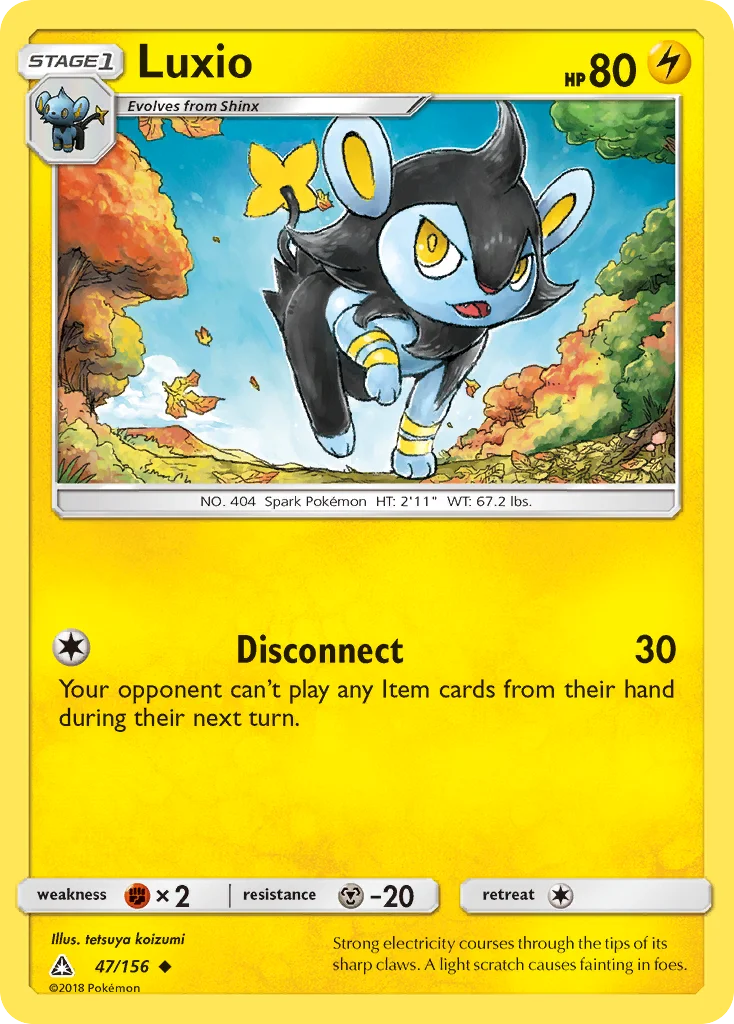 Luxio Pokemon card