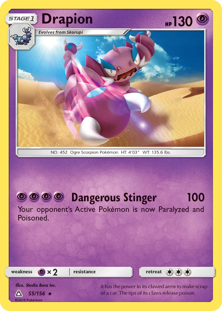 Drapion Pokemon card
