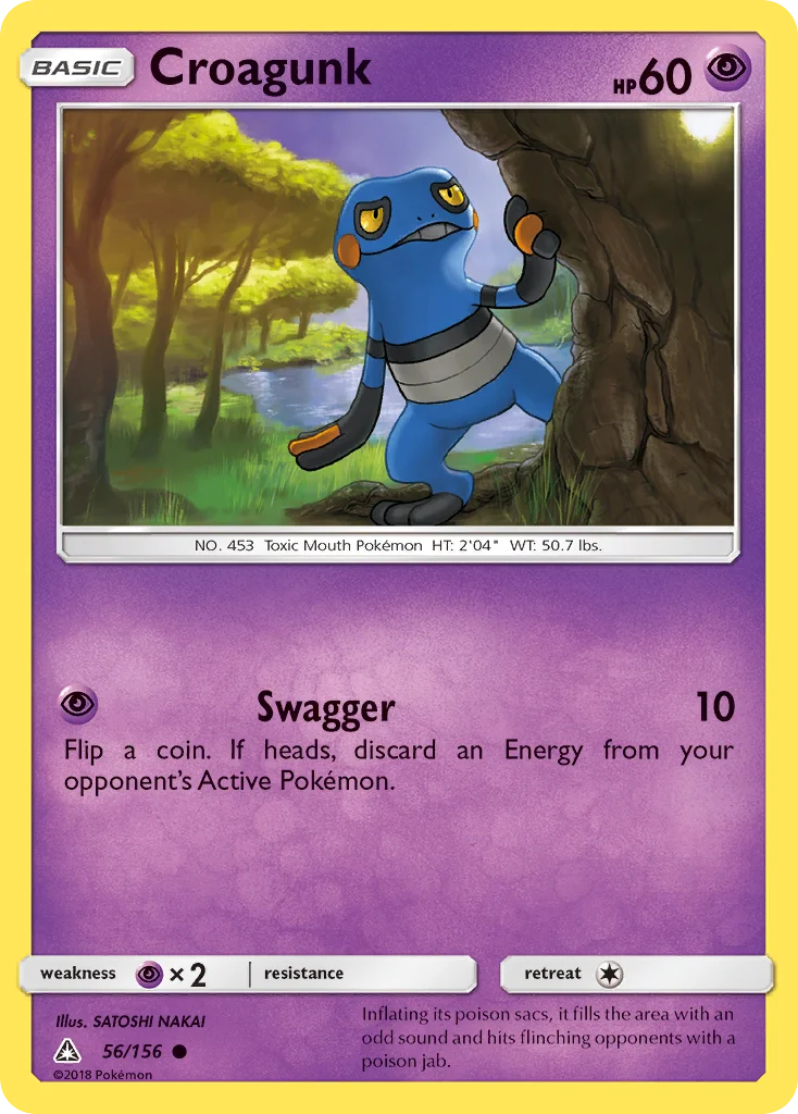 Croagunk Pokemon card