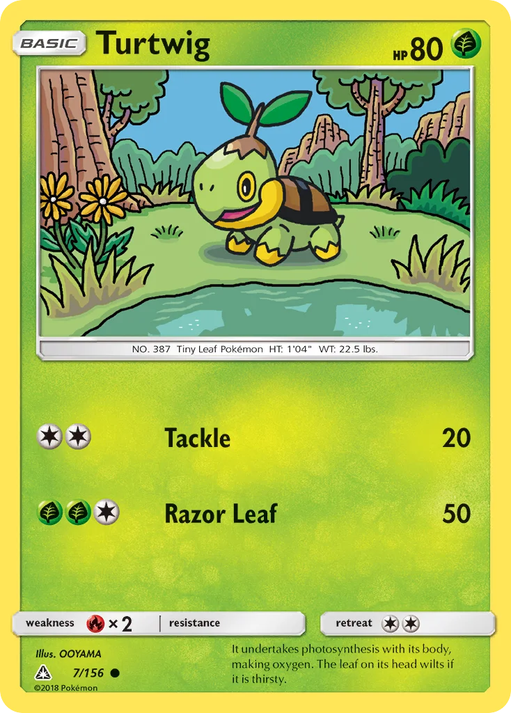 Turtwig Pokemon card