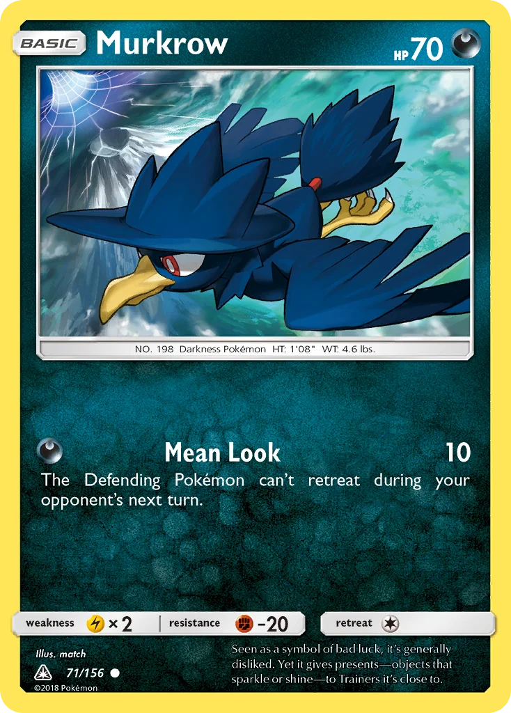 Murkrow Pokemon card