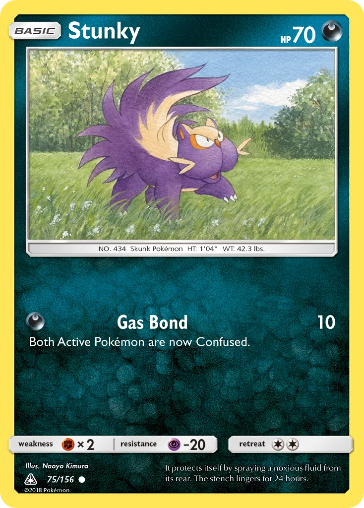 Stunky Pokemon card