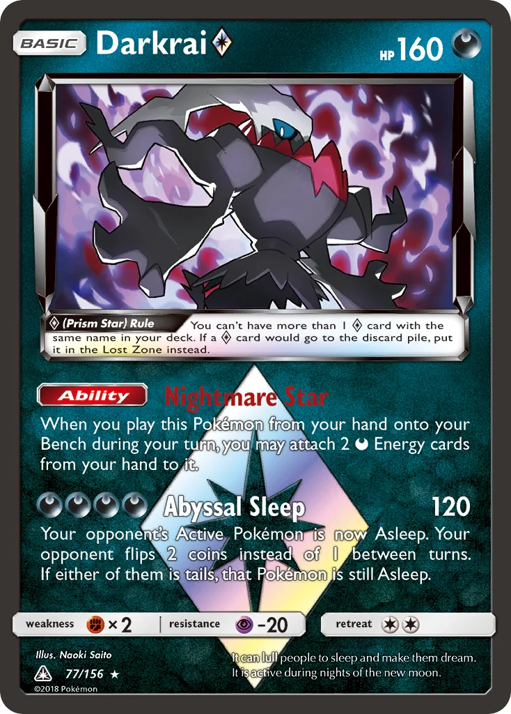 Darkrai ◇ Pokemon card