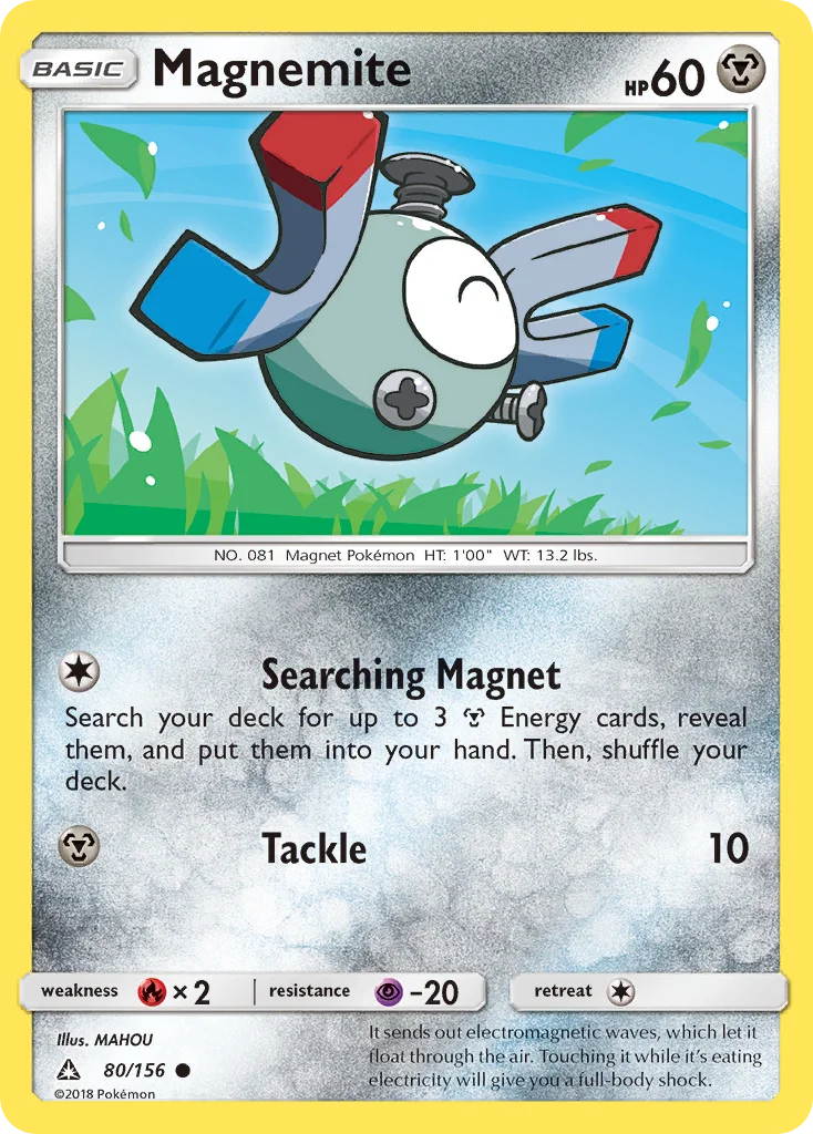 Magnemite Pokemon card