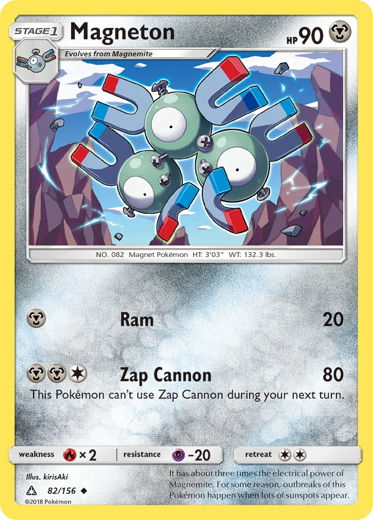 Magneton Pokemon card