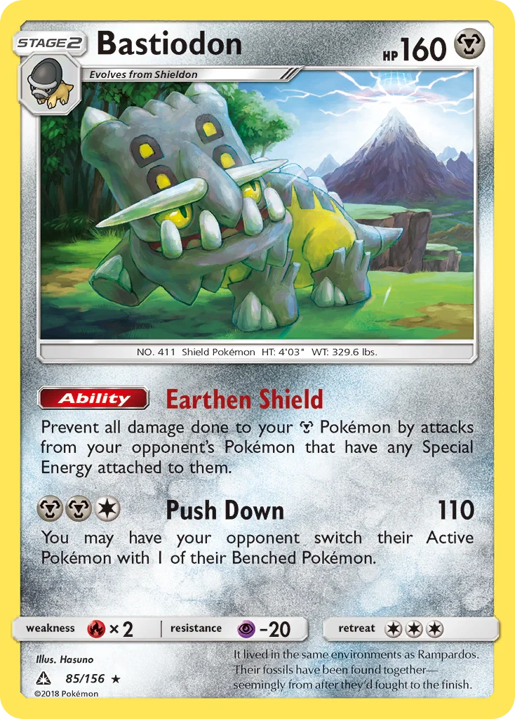 Bastiodon Pokemon card