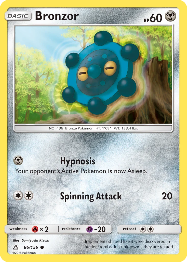 Bronzor Pokemon card