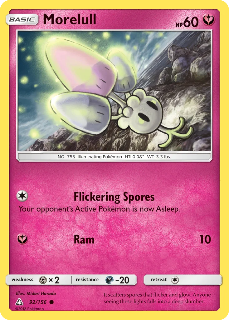Morelull Pokemon card