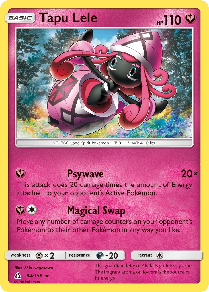 Tapu Lele Pokemon card