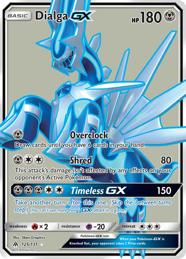 Dialga-GX Pokemon card