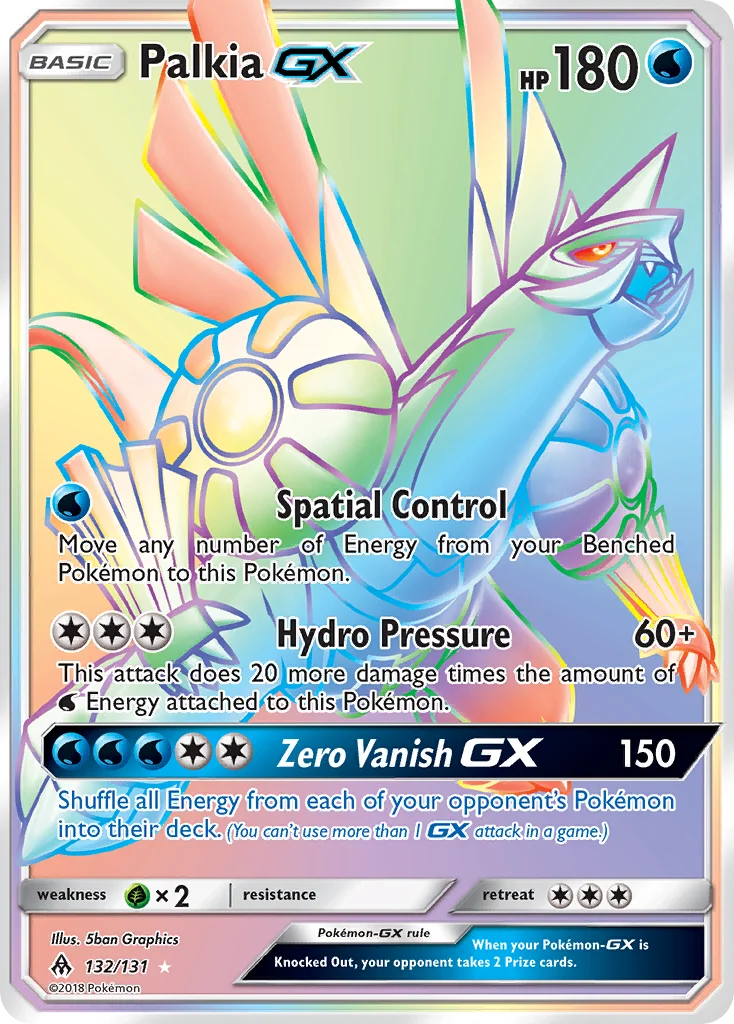 Palkia-GX Pokemon card