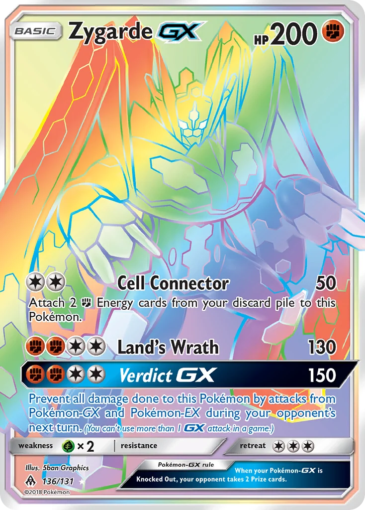 Zygarde-GX Pokemon card