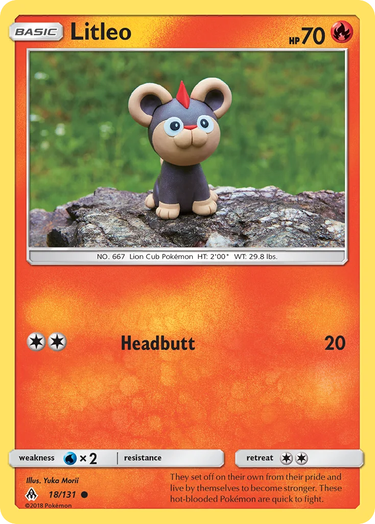 Litleo Pokemon card