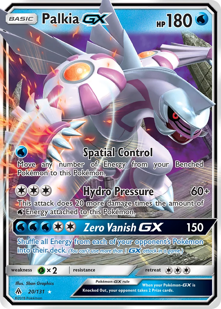 Palkia-GX Pokemon card