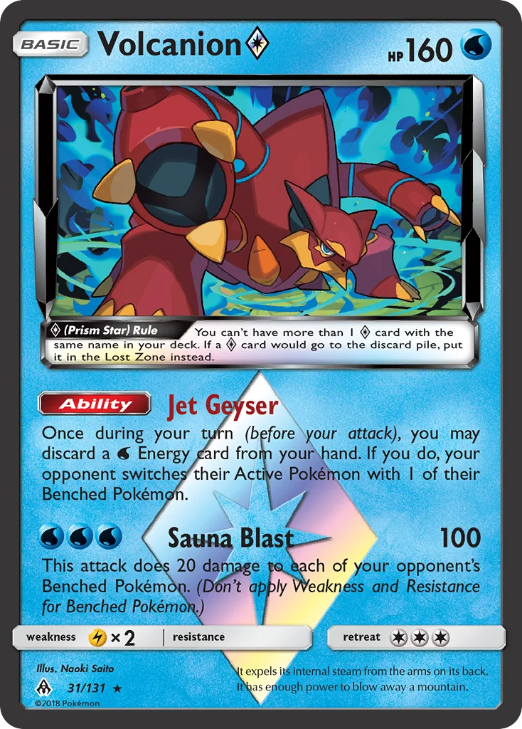 Volcanion ◇ Pokemon card
