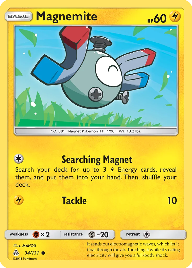 Magnemite Pokemon card