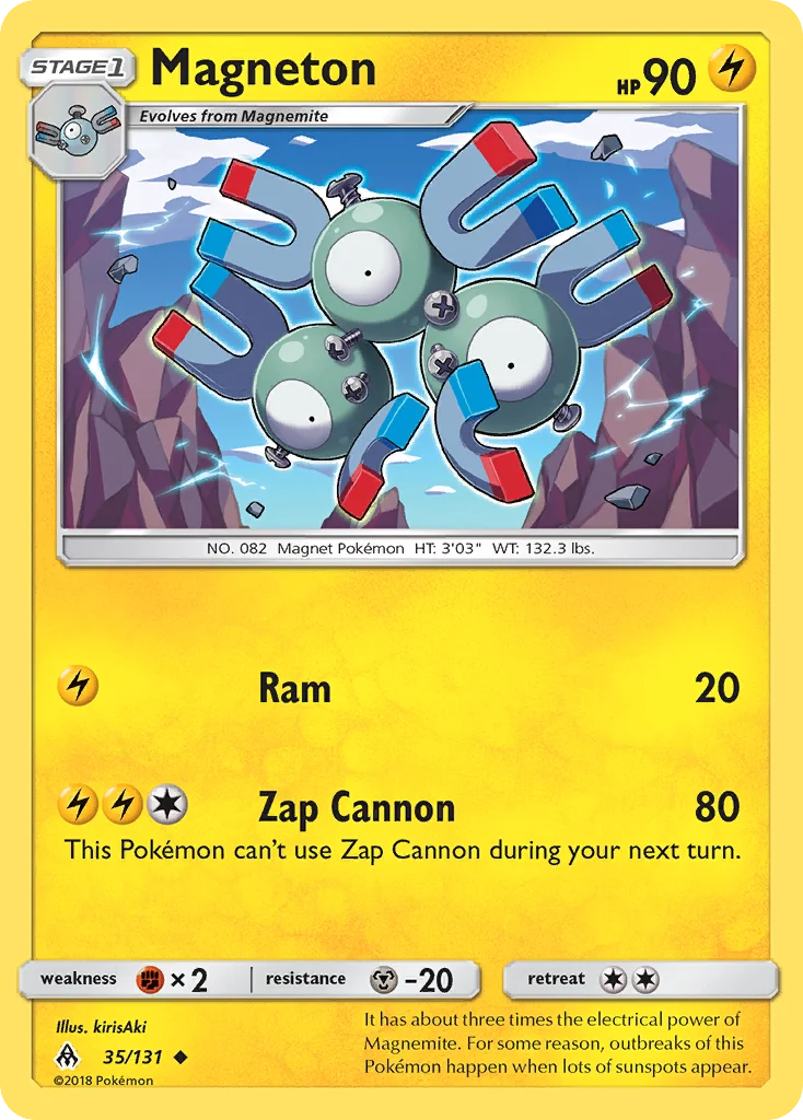 Magneton Pokemon card