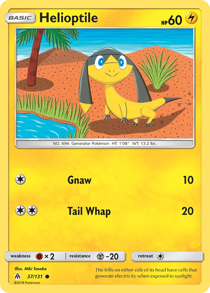 Helioptile Pokemon card