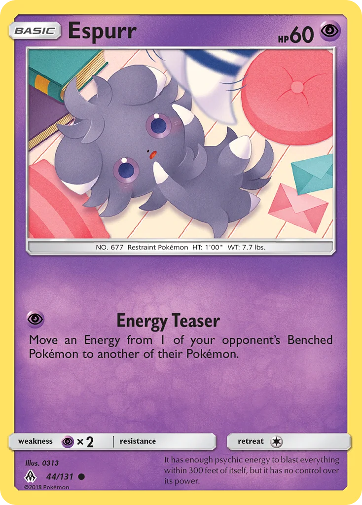Espurr Pokemon card