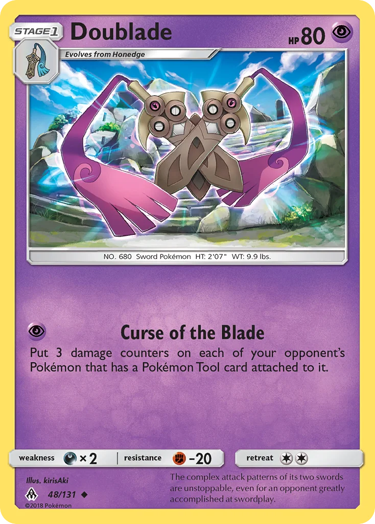 Doublade Pokemon card
