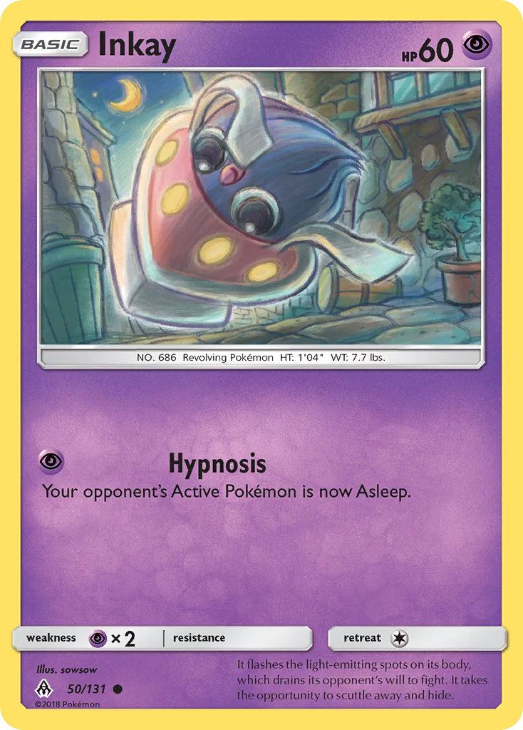 Inkay Pokemon card