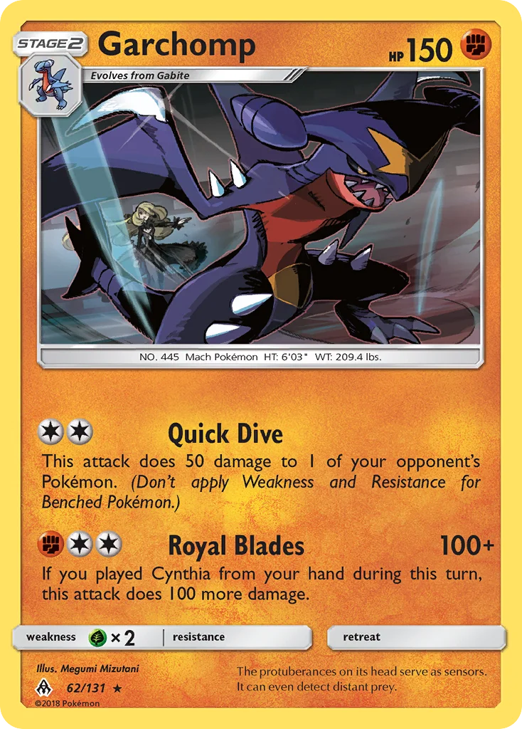 Garchomp Pokemon card