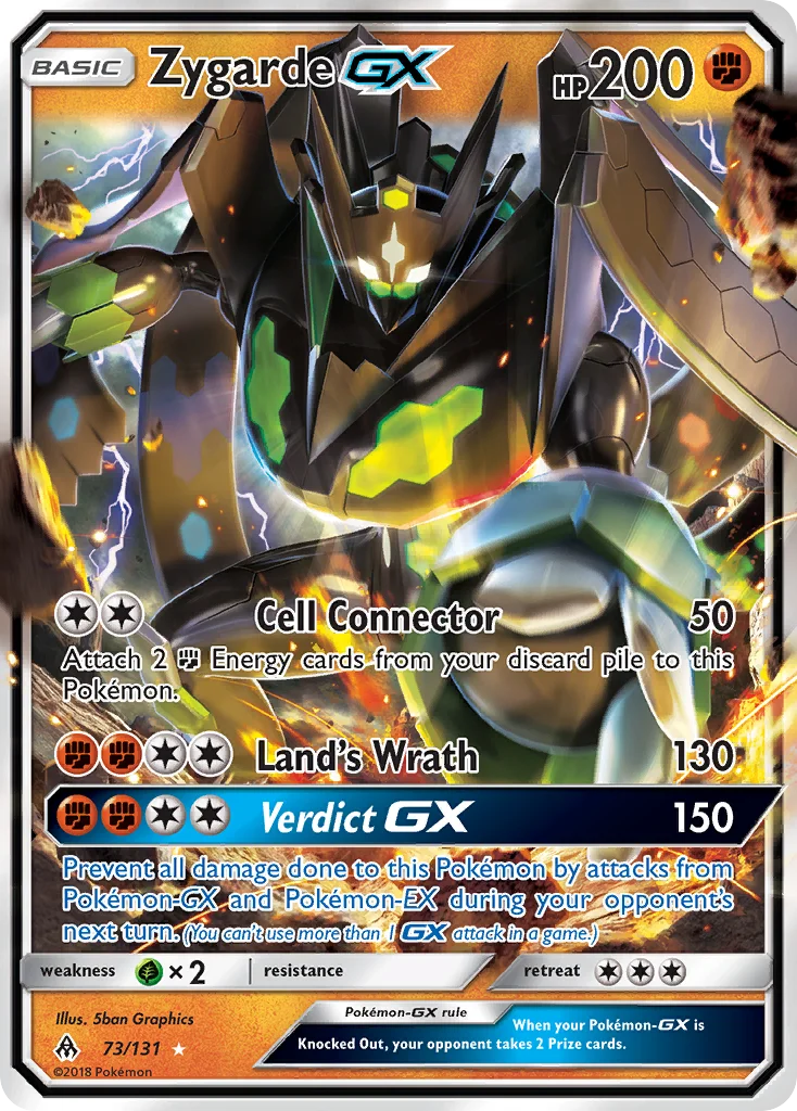 Zygarde-GX Pokemon card
