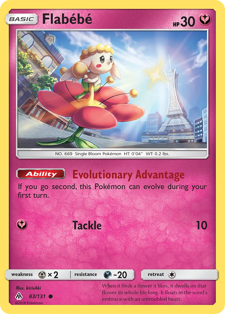 Flabébé Pokemon card