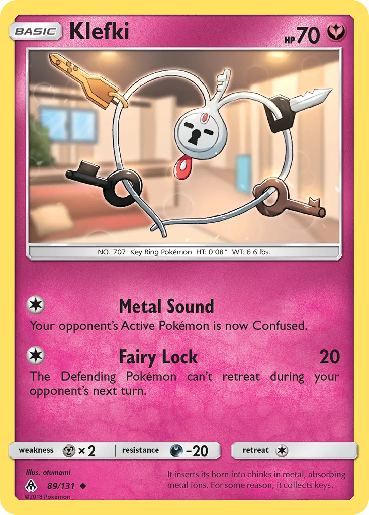 Klefki Pokemon card