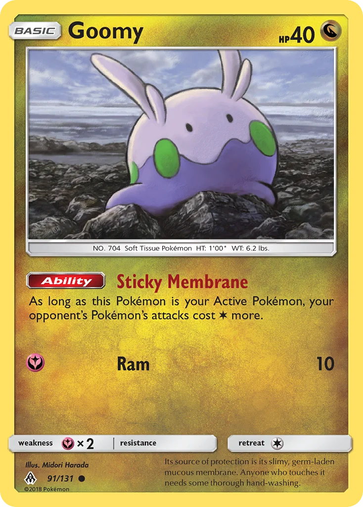 Goomy Pokemon card