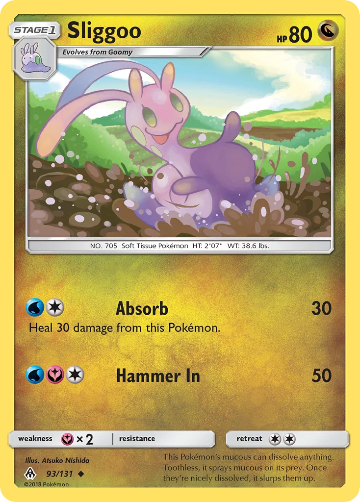 Sliggoo Pokemon card