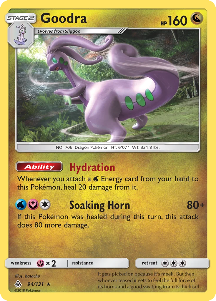 Goodra Pokemon card