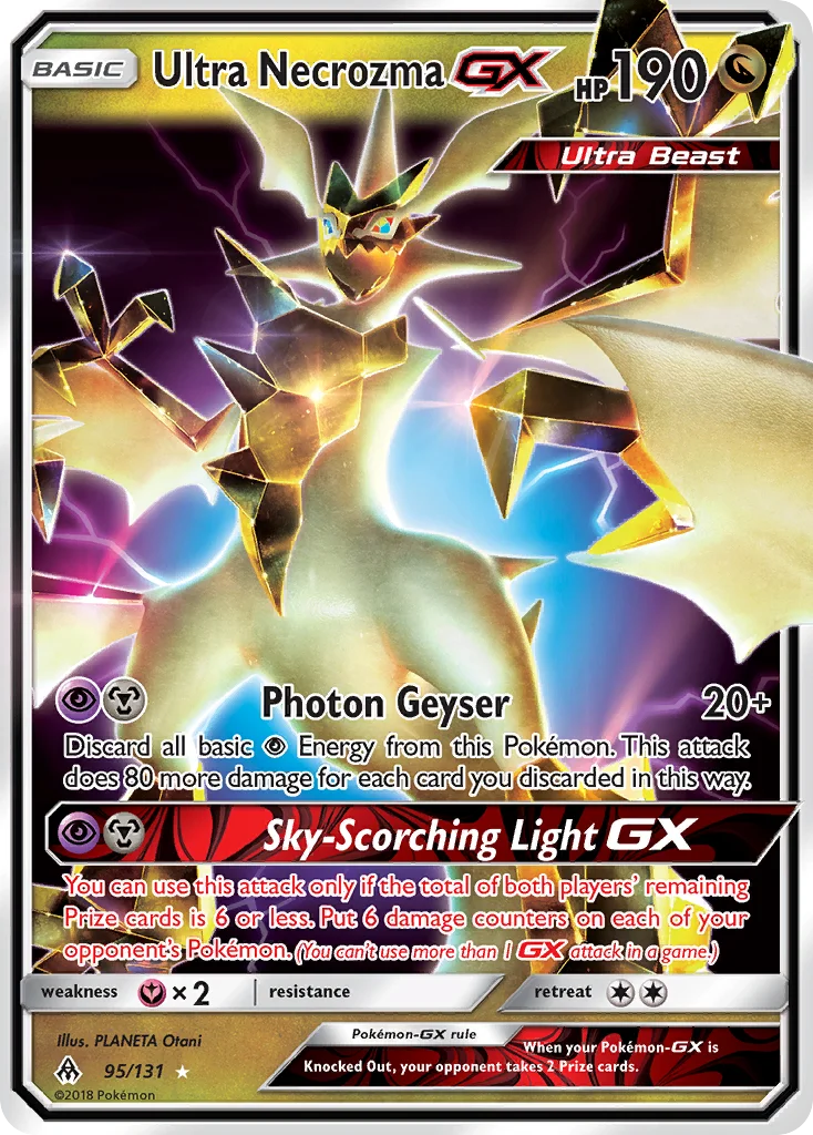 Ultra Necrozma-GX Pokemon card