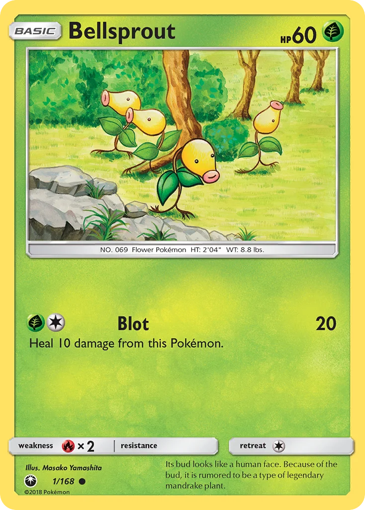 Bellsprout Pokemon card