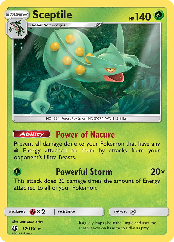 Sceptile Pokemon card