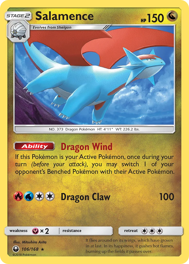 Salamence Pokemon card