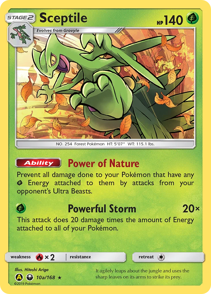 Sceptile Pokemon card