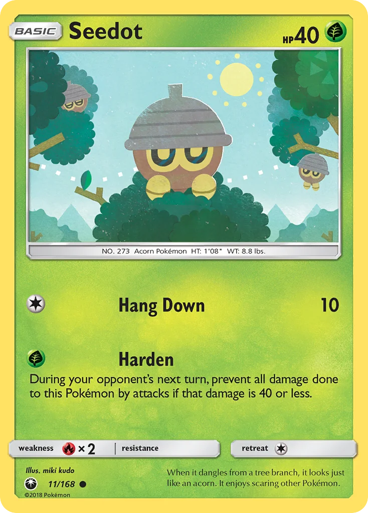 Seedot Pokemon card