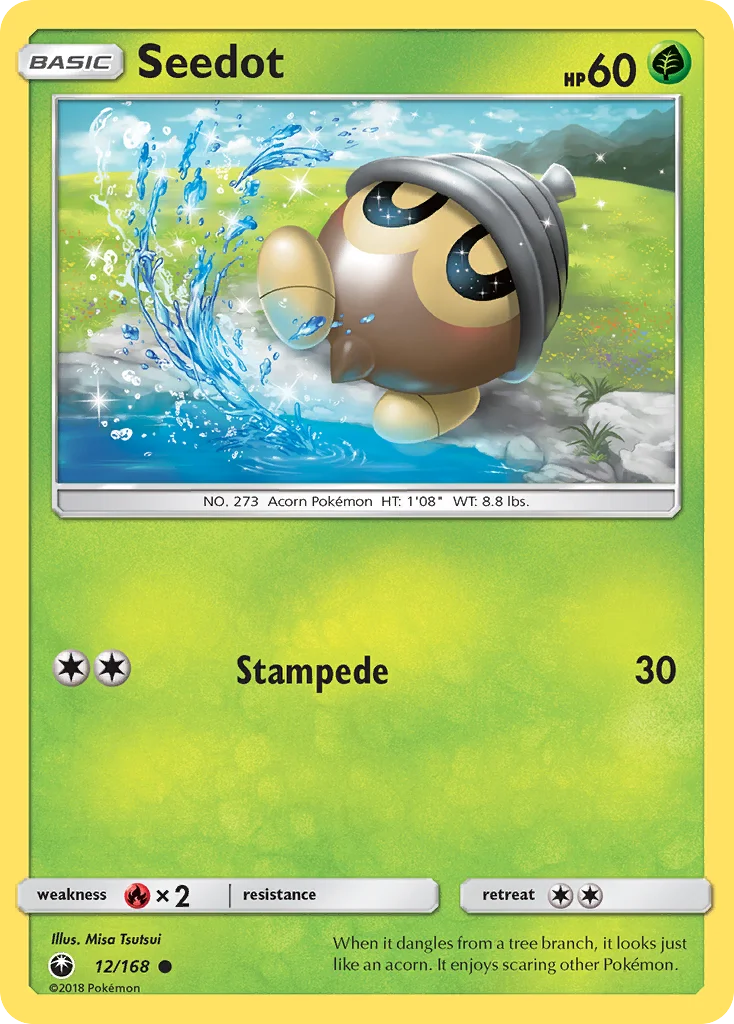 Seedot Pokemon card