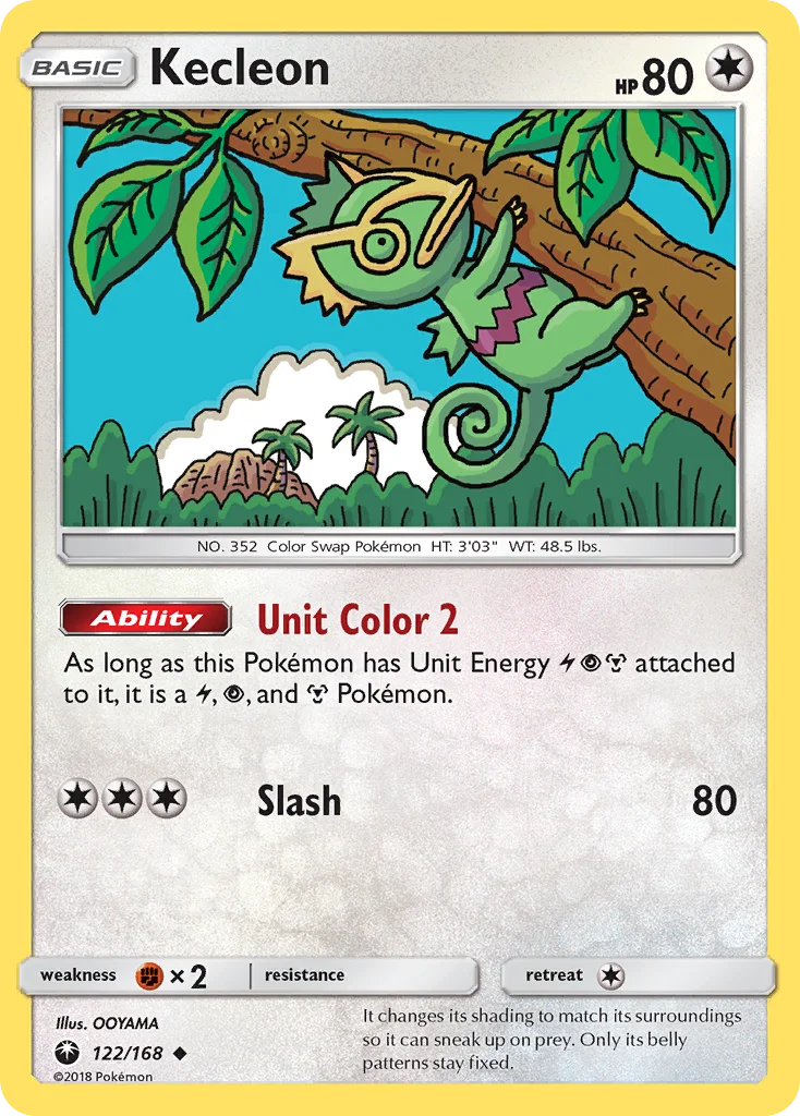 Kecleon Pokemon card
