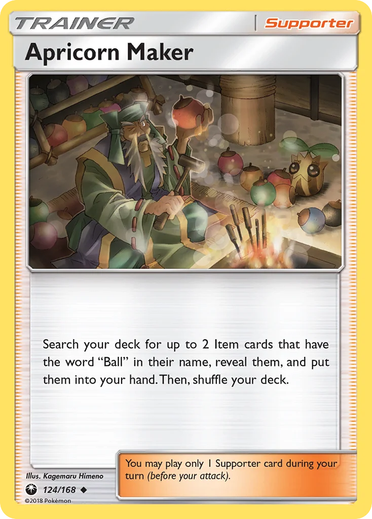 Apricorn Maker Pokemon card