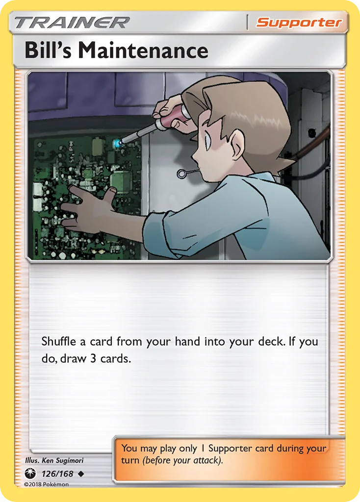 Bill's Maintenance Pokemon card