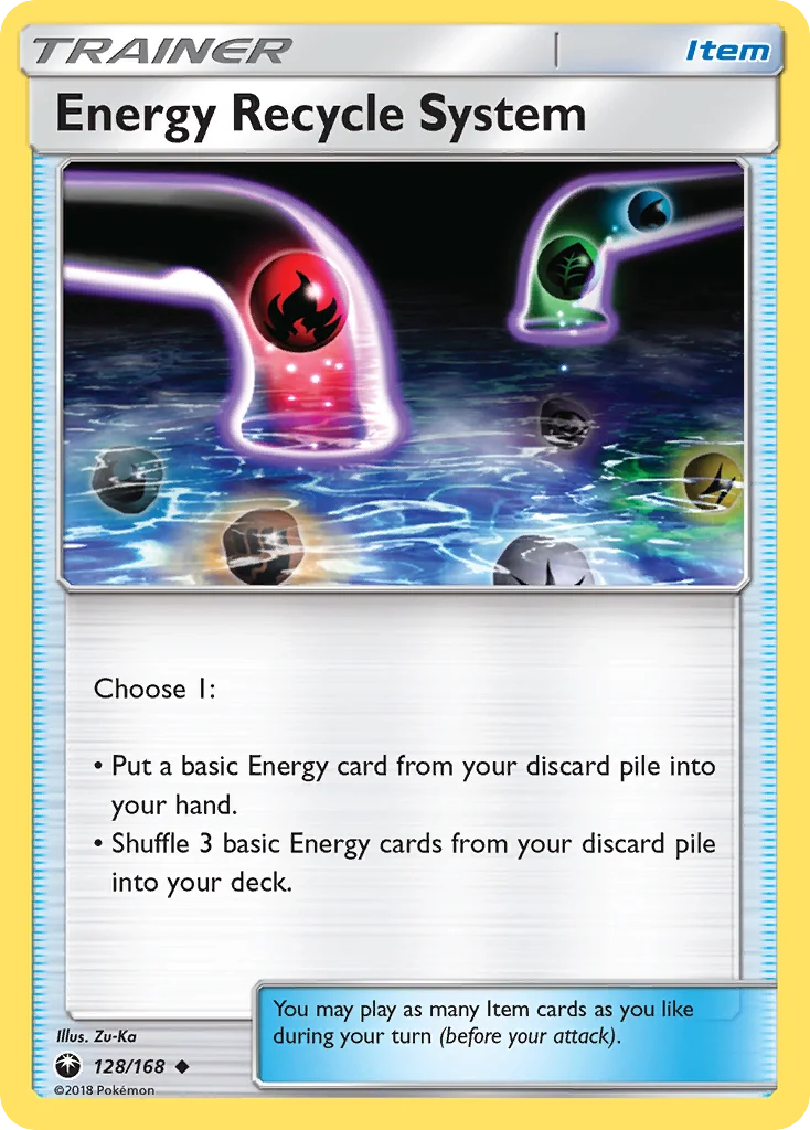 Energy Recycle System Pokemon card