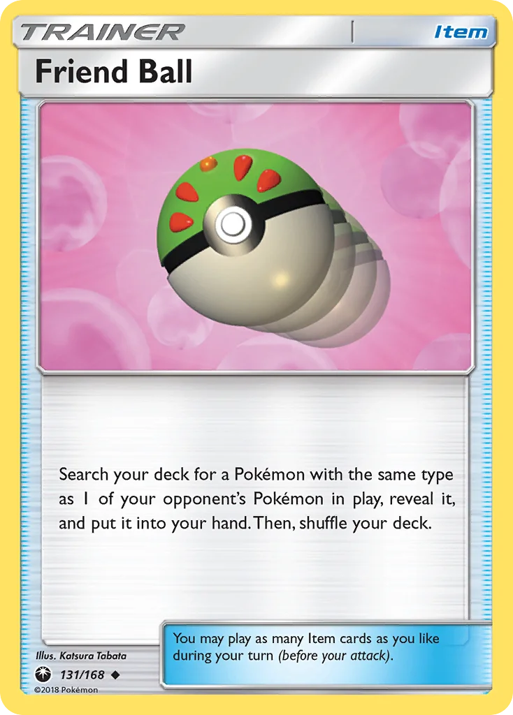 Friend Ball Pokemon card